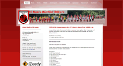 Desktop Screenshot of fcmeerfeld.de