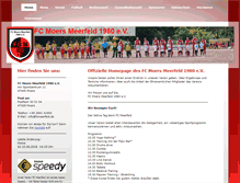 Tablet Screenshot of fcmeerfeld.de